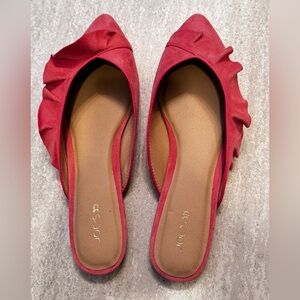 Joe's Jeans Scarlet Ruffle Mules